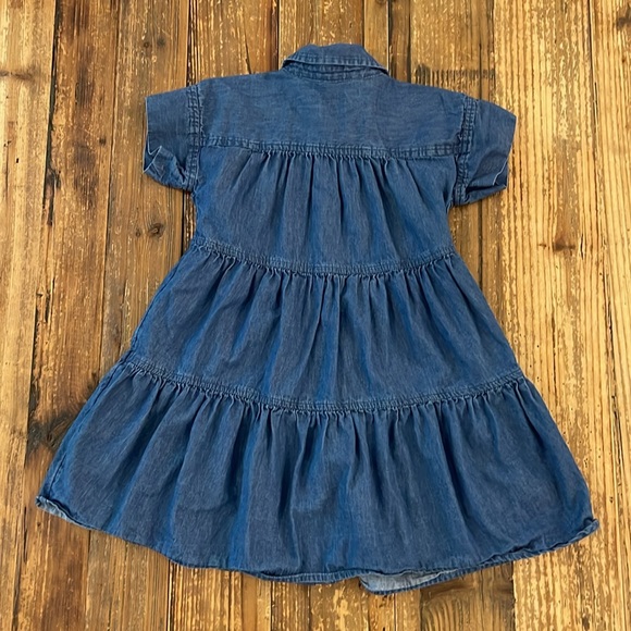 Girls button front chambray dress, J Crew, size 7 - Picture 4 of 4